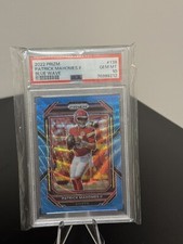Patrick Mahomes - 2022 Panini Prizm - Blue Wave /199 SP Chiefs MVP - PSA 10