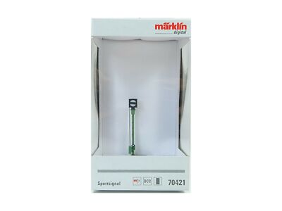Signal mfx Sperrsignal mit beweglicher Blende digital DCC, Märklin H0 70421 neu