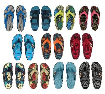 Gumbies Islander Canvas Unisex Sommer Strand Sandalen Flip Surfen Zehentrenner