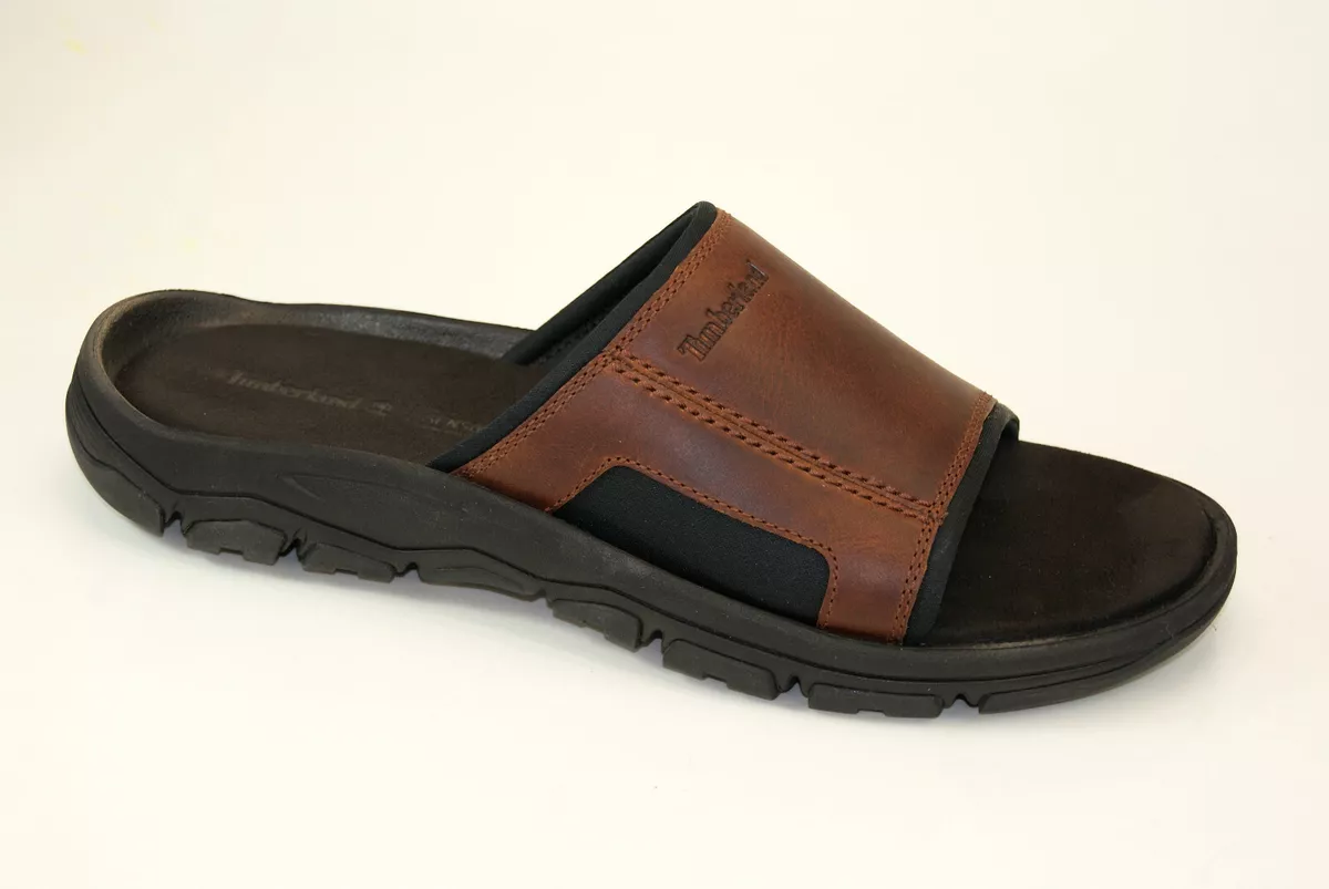 Skal Udseende lyd Timberland Roslindale Slide Sandals Slats Mens Sandals Slippers A1MRS | eBay