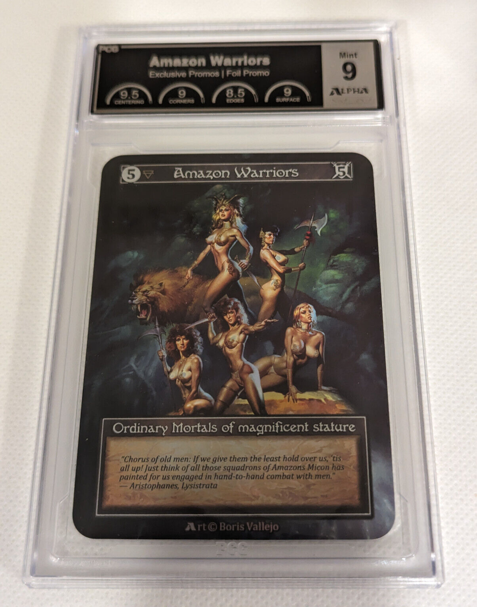 Sorcery TCG プロモ　Amazon Warriors PCG9 Amazon Warriors Sorcery Beta Foil Promo Card PCG 9 Alpha