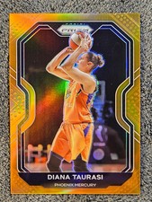 2021 Prizm WNBA #28 Diana Taurasi Orange /50 Color Match Mercury