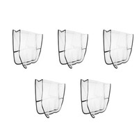 5Er-Pack Wasserdichte SalonstuhlbezüGe: 48 X 43 Cm (19 X 17 Zoll), Transparente
