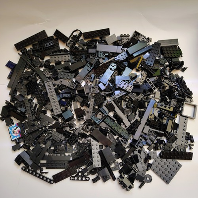 #ad Lot Of 2 lbs Pounds Of Lego Random Black Parts Pieces Bricks $20.25
