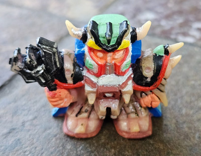 Mini Gundam SD Space Robot Gumball 1'' Toy Bootleg??  Made in Mexico??