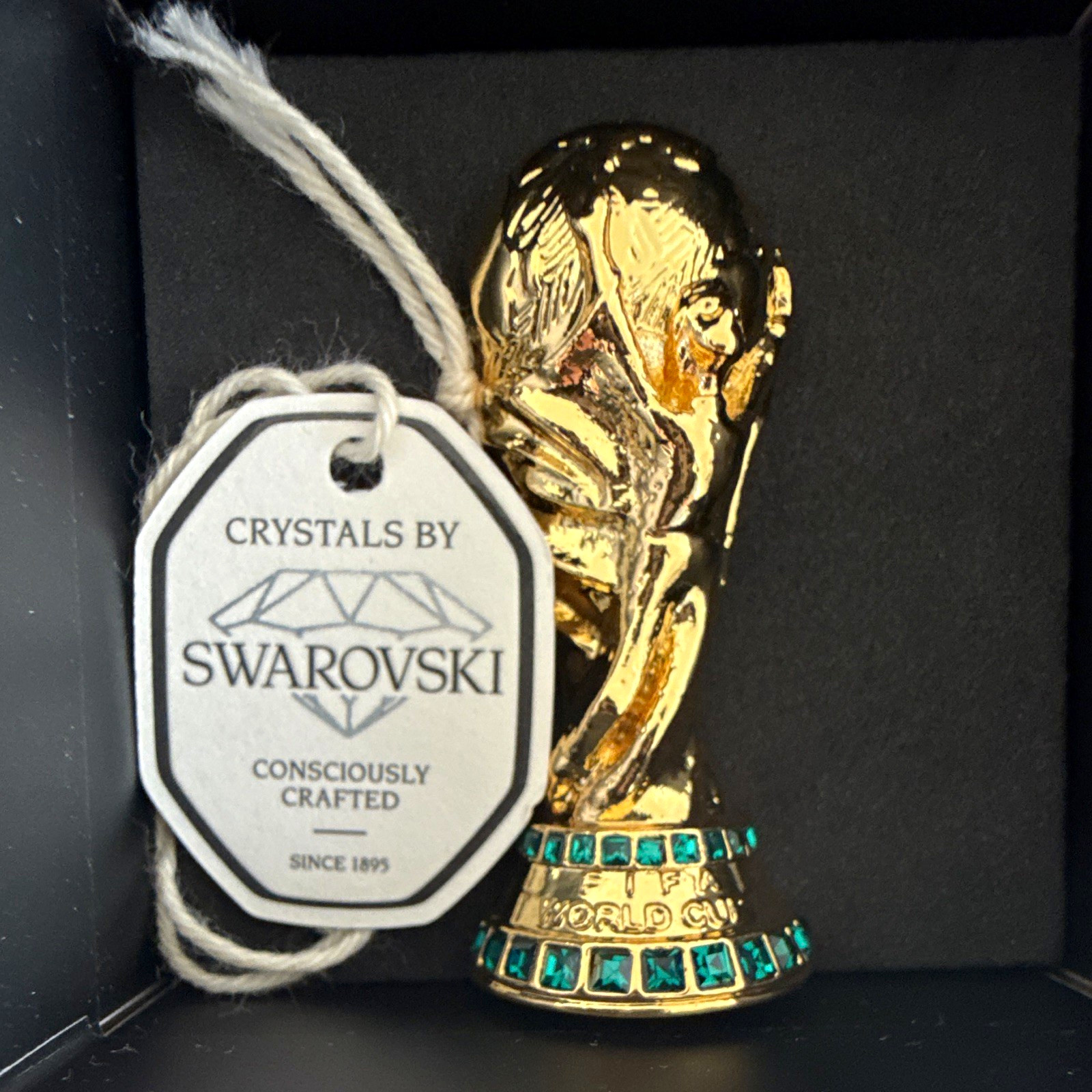 Crocs Swarovski FIFA World Cup 2022 Trophy Shoe Charm/Jibbitz w/ Box