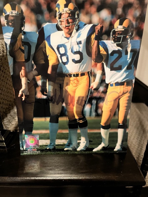 Jack Youngblood Signed Autographed Los Angeles Rams 8x10 Photo ProLook COA