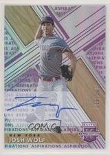 2019 Panini Elite Extra Edition Aspirations Purple 36/100 Josh Wolf #53 Auto 1u6