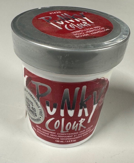 Punky Vermillion Red Semi Permanent Hair Color New
