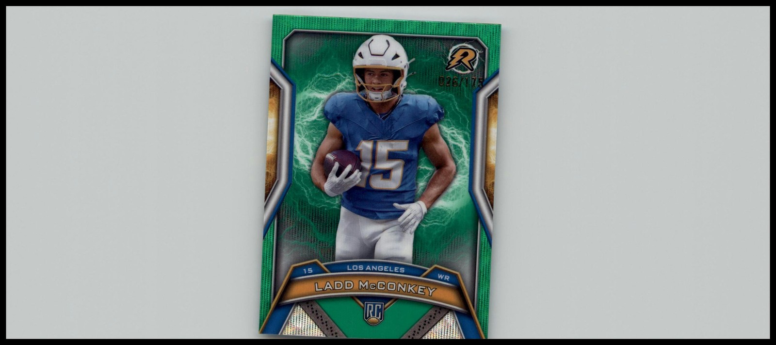 2024 Topps Resurgence #154 Ladd McConkey Green Surge #/175