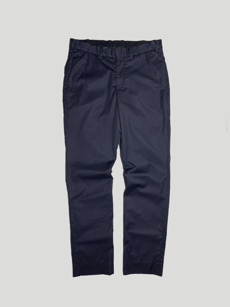 Neil Barrett Dark Navy Skinny Fit Chino Trousers Men's Size 30 46