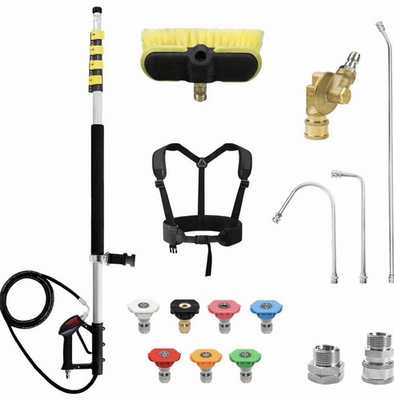 #ad RAYNEL 24FT Telescoping Pressure Washer Wand with Heavy Duty Lever Lock W brush $149.00