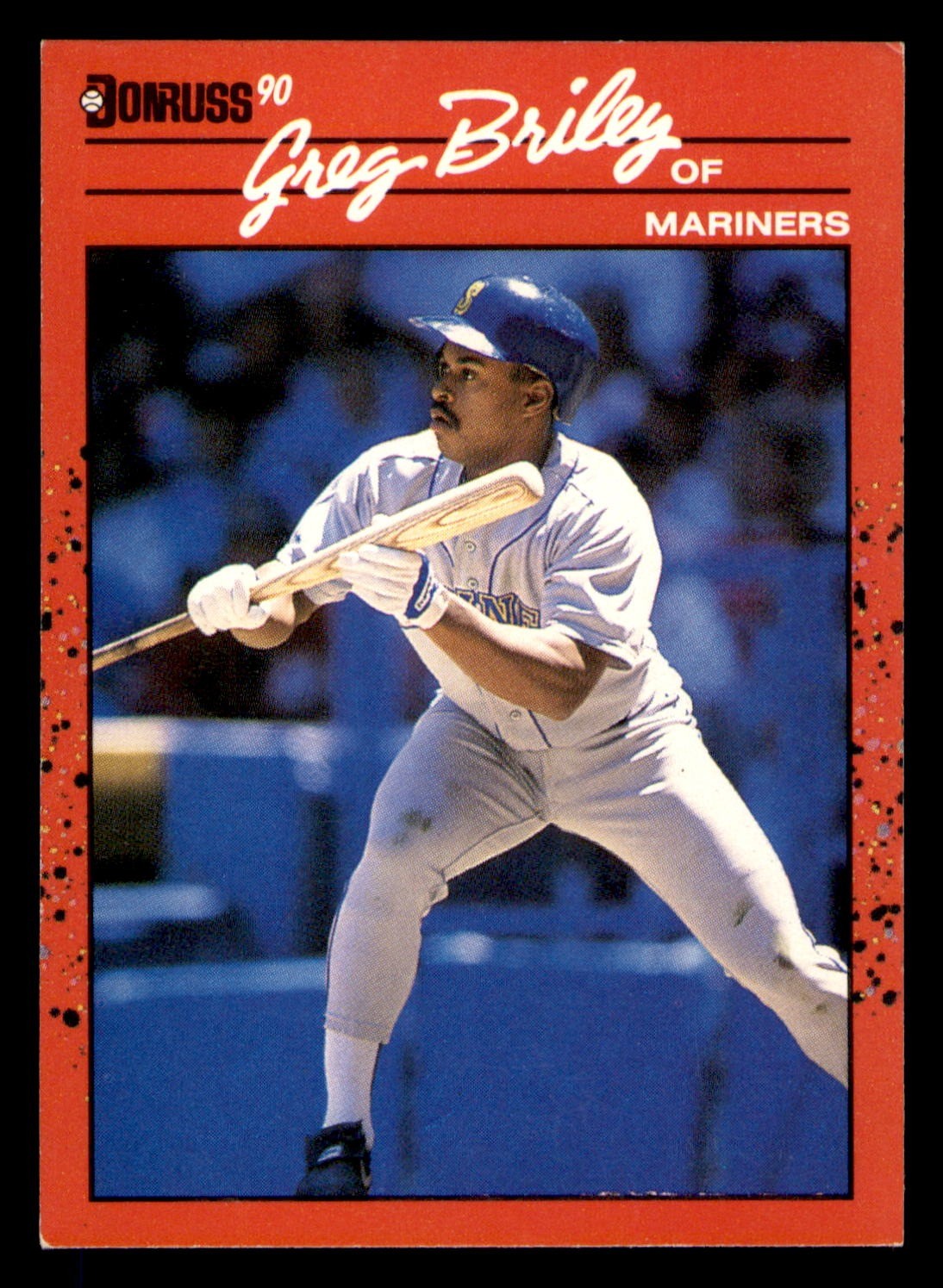 1990 Donruss #463 Greg Briley Mariners