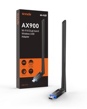 Tenda AX900 WiFi Adapter 6- Dual-Band 600Mbps 5GHz/ 286Mbps L, black
