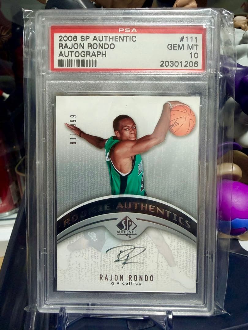 Rajon Rondo Black Auto RC PSA10 Sign Rookie