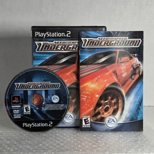 Need for Speed Underground Sony PlayStation 2 PS2 Complete CIB Tested EA Games