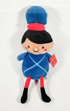 Animal Adventure Blue Toy Soldier Plush Christmas Stuffed Toy 17"