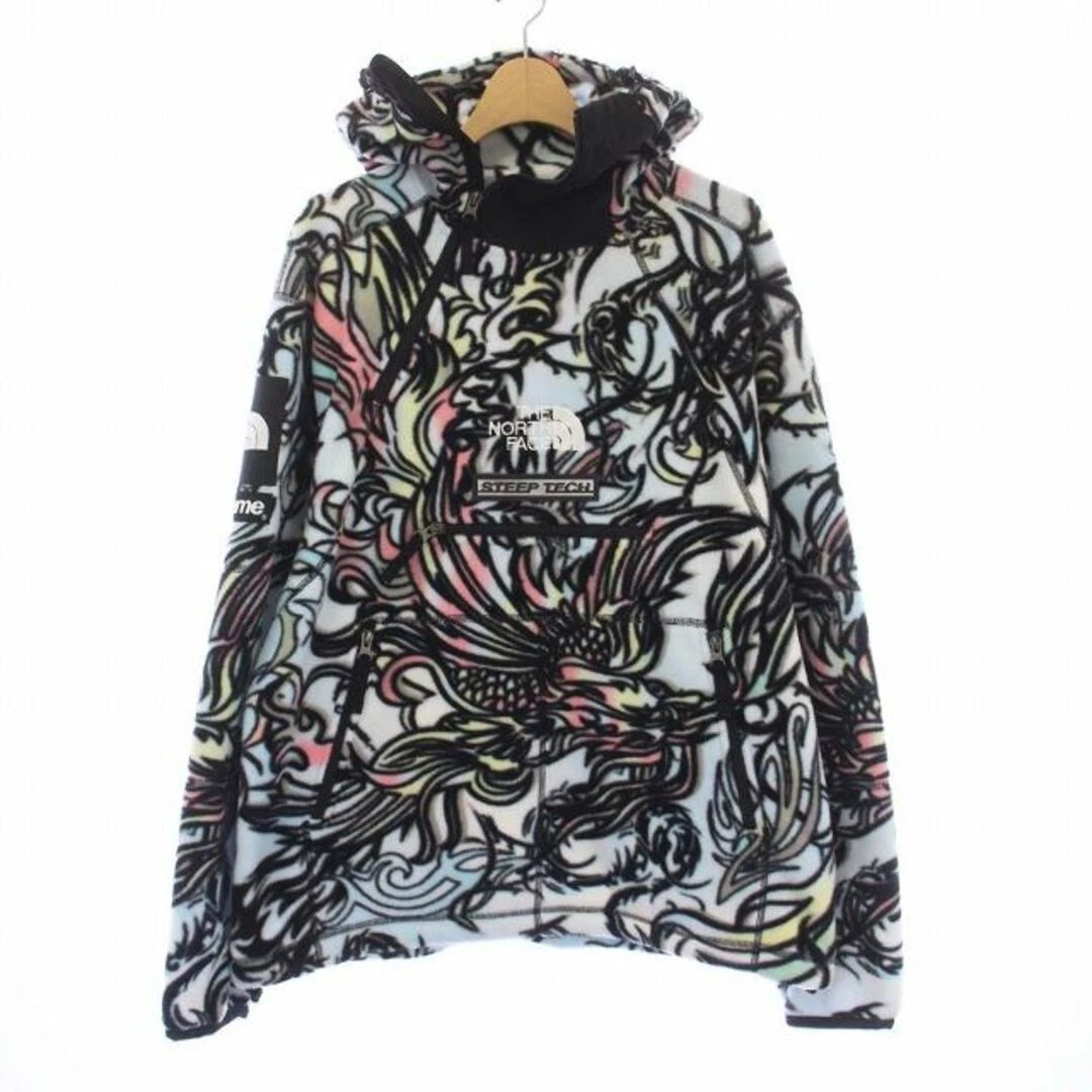 The North Face SUPREME 22AW STEEP TECH VESTE PULL POLAIRE S MULTICOLORE Occasion