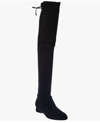 Stuart Weitzman QUEBECLAND Stretch Suede Over The Knee Boots mid-thigh sz 9