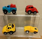 4pc G1 Hasbro Transformers Minibot Autobot FX-1 Mazda,Gears,Bumblebee,Porche 944