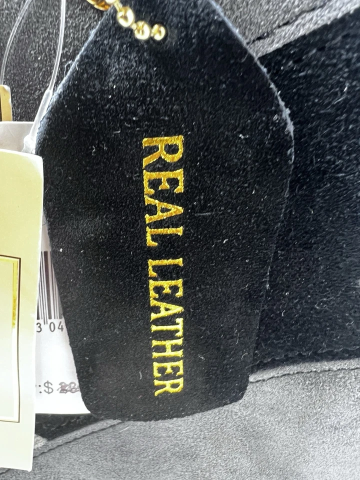 Nuevo con etiquetas Bolso de mano Emma Fox Gamuza Retazos Azul Cuero Genuino Cartera de Hombro Foto 3 de 4