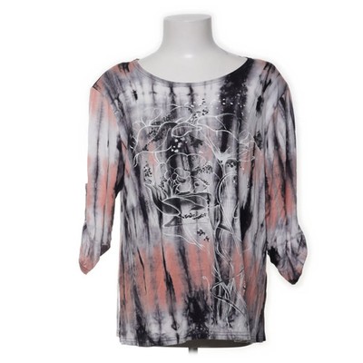 Fashion Comnpany, Top, Größe: XL, Mehrfarbig, Viskose, Batik, Damen #qeD
