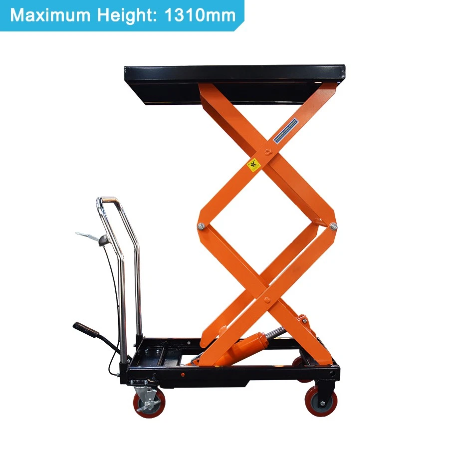 131cm Hydraulic Scissor Lift Table 350kg Rated Jack Hoist Work Bench Trolley - image 2 of 4
