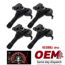 4 New For Dodge Jeep Tpms Tire Pressure Sensor Sensors 68252493ab 68105280af