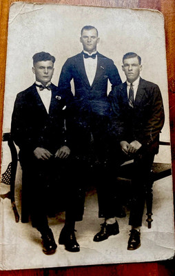 fashion 1940s men gents serious expression event studio timeless