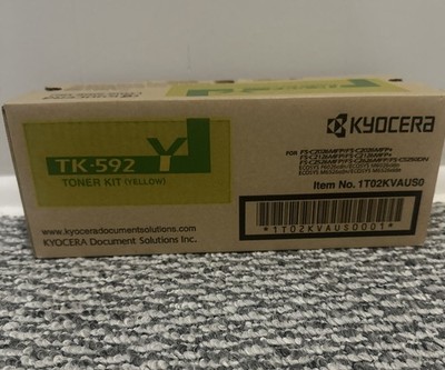 Kyocera TK-592Y  Toner Kit Yellow New OEM