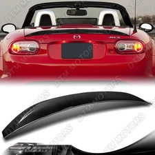 For 2006-2015 Mazda Miata MX-5 STP-Style Real Carbon Fiber Trunk Spoiler Wing