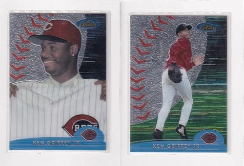 2000 Topps Finest Base + Portrait # 146 Ken Griffey Jr. Nice Cards