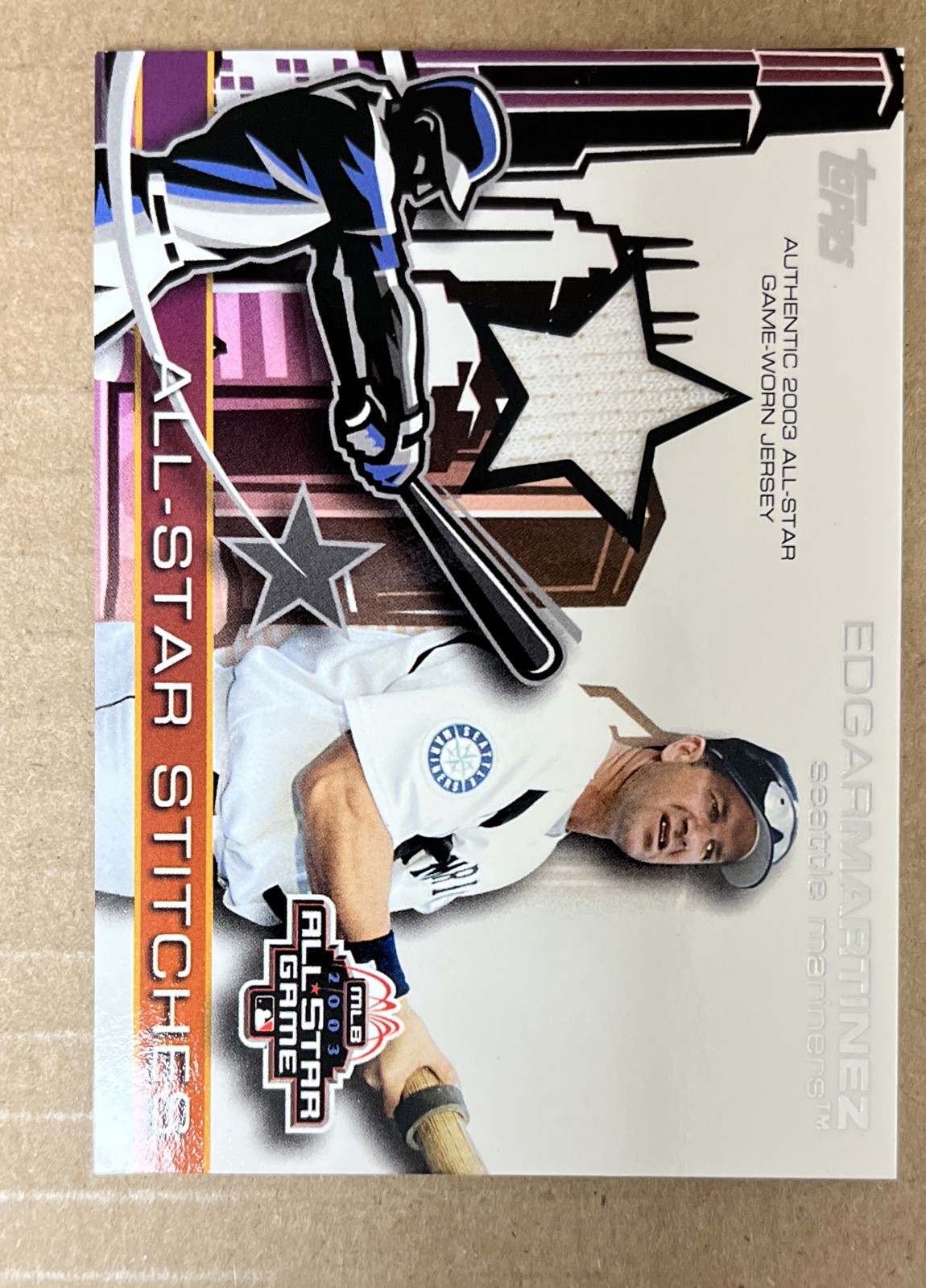 2004 Topps - All-Star Stitches Relics Edgar Martinez #ASR-EM (MEM)