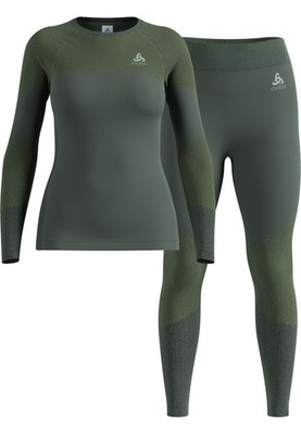 Damen ODLO PERFORMANCE WARM Funktionsunterwäsche Set, urban chic