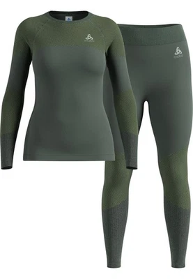 Damen ODLO PERFORMANCE WARM Funktionsunterwäsche Set, urban chic