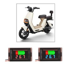 Battery Capacity Voltages Indicator Gauge Clear Display Battery Monitors
