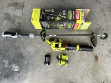 Ryobi 40V   Attachment Capable String Trimmer and Blower Kit Gently Used