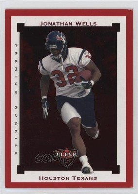 2002 Fleer Premium Rookies Star Rubies /100 Jonathan Wells #SR155 Rookie RC 0q3