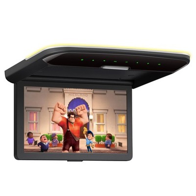 XTRONS 10.2 Inch Car Overhead Player 1280 * 720 IPS Screen Roof black 