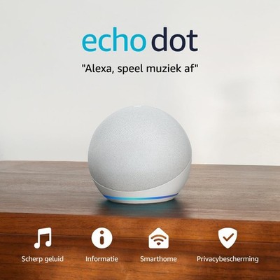 Amazon - Echo Dot (5Th Gen) Smart Speaker With Alexa - White NEU