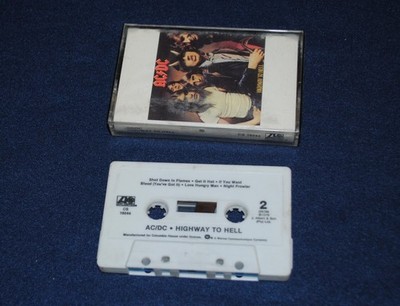 AC/DC Highway To Hell (Cassette Tape) 1979 Atlantic CS 19244 CRC~VG+ Tested!!