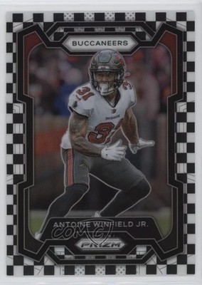 2023 Panini Prizm Black & White Checker Prizm Antoine Winfield Jr #275 ow3