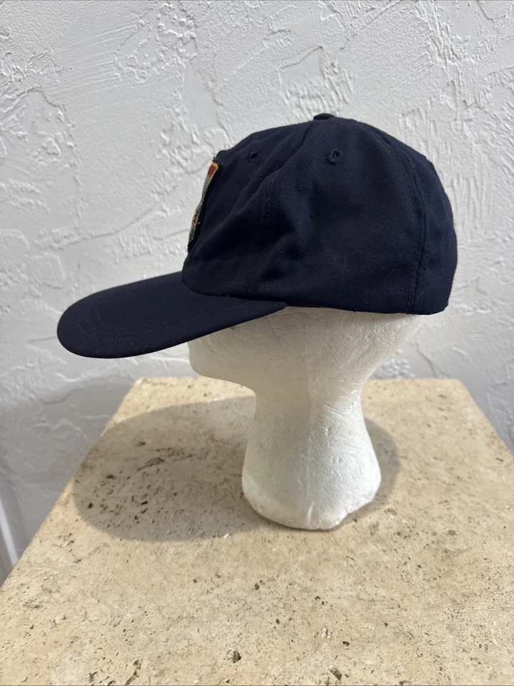 VINTAGE RALPH LAUREN POLO SUICIDE SKI FITTED LONG BILL HAT WOOL CAP SIZE L 1990  - Image 3 of 4