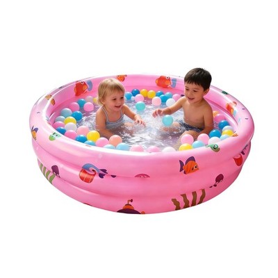 Inflatable Round Baby Swimming Pool 48'' x 11'', Portable Kiddie Paddling Pool ...