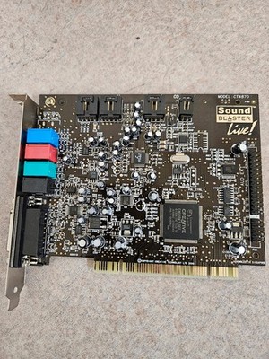 Creative Labs Sound Blaster Live Sound Card, Model: CT4870 
