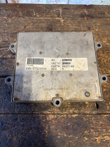 2006 DODGE RAM 2500 3500 CUMMINS 5.9L AUTOMATIC ECM PN 4937149 - Picture 4 of 5