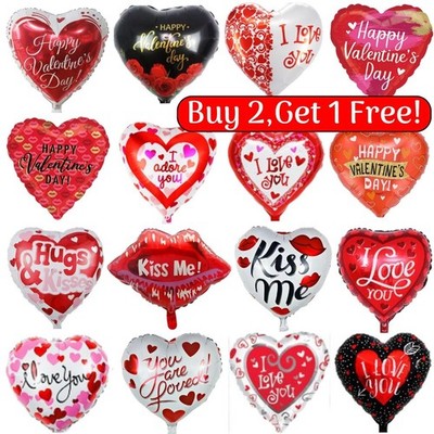 18'' Valentinstag Luftballon I LOVE YOU Herz Folie Romantisch Valentinstag Deko