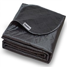 Large Outdoor Waterproof Blanket-Quilted Extra Thick Fleece Windproof Warm In...