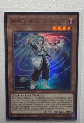 Crowley, the Gifted Magistus BLMM-EN044 Battles of Legend: Monster Mayhem 1st...