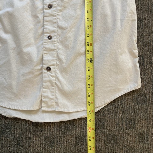 Browning Shooting Shirt Mens Medium Beige Short Sleeve Padded Shoulder Hunting - Picture 12 of 15